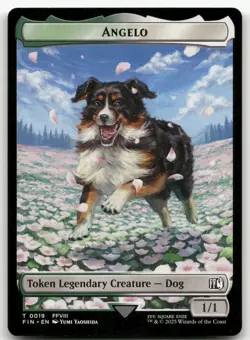 Angelo // Darkstar Double-Sided Token #19 // 20 (NM) Final Fantasy FIN Magic MTG - Image 1