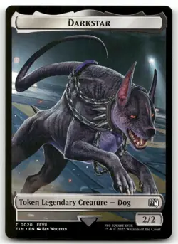 Angelo // Darkstar Double-Sided Token #19 // 20 (NM) Final Fantasy FIN Magic MTG - Image 2