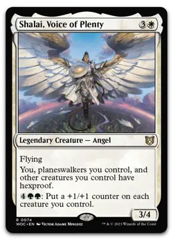 Shalai, Voice of Plenty #74 (NM) Wilds of Eldraine WOC Magic MTG - Image 1