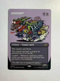 Bloodghast (Borderless) 337 MTG Aetherdrift - Image 1