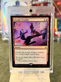 💎MINT FOIL - Double Trouble #13 💎 Marvel's Spider-Man: Eternal-Legal SPE MTG - Image 1