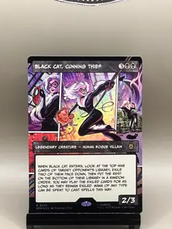 Black Cat, Cunning Thief (Borderless) Marvel's Spider-Man Foil - Image 1