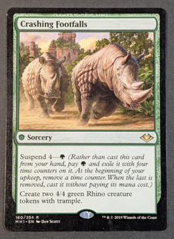 MTG - 1x Crashing Footfalls - Modern Horizons - NM/LP - Magic The Gathering #160 - Image 1