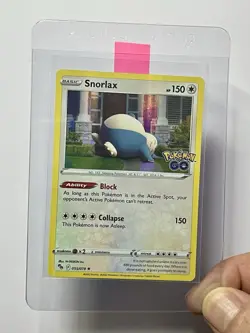 Snorlax 055/078 (LP) Holo Rare Sword & Shield: Pokemon Go 2021 Pokemon Card - Image 3