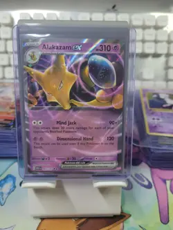 Alakazam EX - 65/165 - Pokemon TCG - 151 English Double Rare Holo NM - Image 1