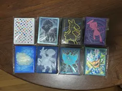 Pokemon TCG Card Sleeves (8 Packs) 65 Count ETB Card Sleeves Various Sets - Image 1