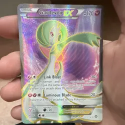 Pokemon Gardevoir EX Full Art Ultra Rare Holo 111/114 XY Steam Siege 170 HP Card - Image 1