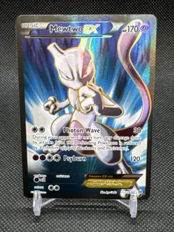 Mewtwo EX (Full Art) 157/162 Breakthrough Ultra Rare Holo Pokemon TCG Card - Image 1