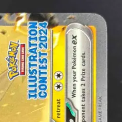 2023-25 Pokemon SV Black Star Promos EN Toxtricity ex #215 Illustration Contest - Image 5