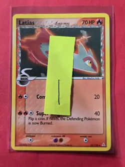 2006 Pokemon EX Holon Phantoms #21 Latias, DS, Rare, NF/H, cd1 - Image 3