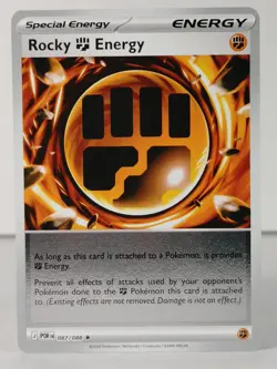 Rocky Fighting Energy - Rare Reverse Holo - Perfect Order #087 - Pokemon - NM -V - Image 1