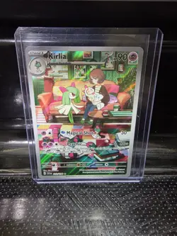 Pokemon TCG Kirlia Scarlet & Violet Base Set Holo Illustration Rare Card 212/198 - Image 1