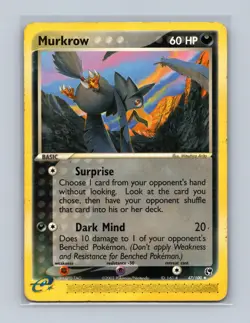 Murkrow 47/100 Uncommon Sandstorm Pokemon Lightly Played - Image 1