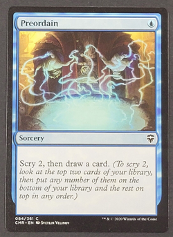MTG - Preordain - Commander Legends - NM Blue - Magic the Gathering - Sorcery - Image 1