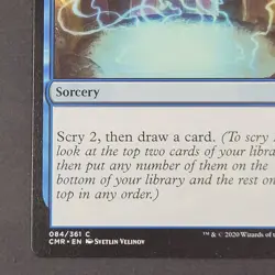 MTG - Preordain - Commander Legends - NM Blue - Magic the Gathering - Sorcery - Image 3