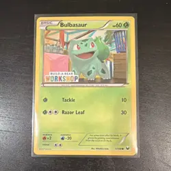 Pokemon TCG Bulbasaur Build-A-Bear Workshop Promo 1/108 Basic Seed Card - Image 1