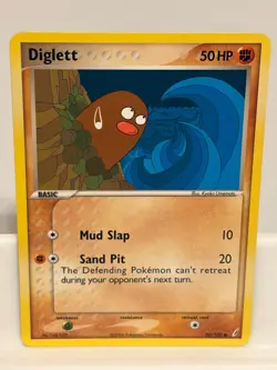 Diglett 50 LIGHTLY PLAYED Crystal Guardians 100 Pokemon - Image 2