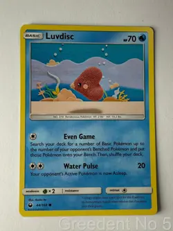 Luvdisc 44/168 Common Celestial Storm Pokemon Near Mint - Image 1