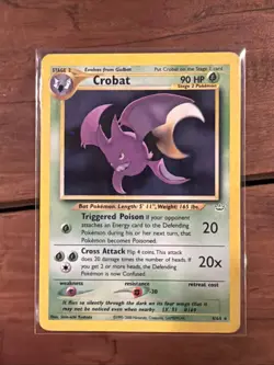 Crobat - Holo - 4/64 Neo Revelation - Pokemon TCG - 2001 - Image 1