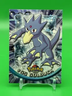 #55 Golduck Pokemon 1999 Topps TV Animation Edition Series 1 Blue Logo LP H3 - Image 1