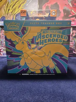 Pokemon TCG Ascended Heroes Elite Trainer Box ETB Sealed - Image 1
