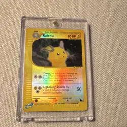 Pokemon Raichu Skyridge Holo Rare 27/144 80 HP 2003 Pokemon TCG - Image 1