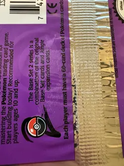 Pokemon Base Set 2 Booster Pack Sealed - Image 3