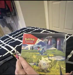 Pokemon TCG Sealed Box Featuring Totodile, Togepi, Pikachu Exclusive Artwork - Image 1