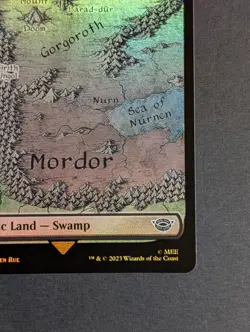 MTG - 1x Swamp Foil Full Art 277 - NM - Lord of the Rings: Tales of Middle Earth - Image 4