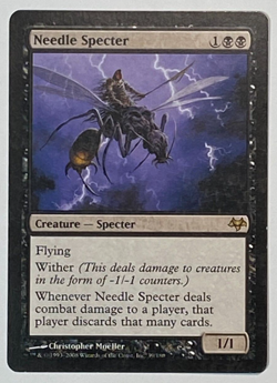 MTG - 1x Needle Specter - Eventide - Light Play - LP - Rare Black Magic - 2008 - Image 1