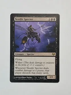 MTG - 1x Needle Specter - Eventide - Light Play - LP - Rare Black Magic - 2008 - Image 2