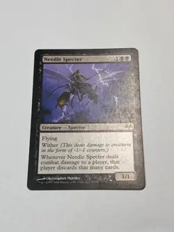MTG - 1x Needle Specter - Eventide - Light Play - LP - Rare Black Magic - 2008 - Image 3