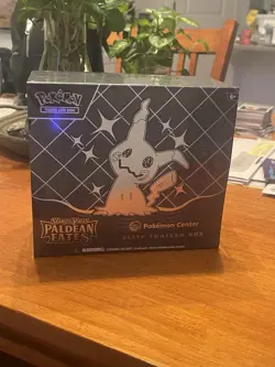 Pokemon Scarlet & Violet Paldean Fates Pokemon Center Exclusive ETB Sealed - Image 1