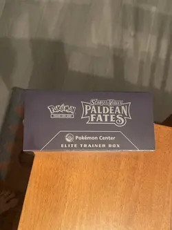 Pokemon Scarlet & Violet Paldean Fates Pokemon Center Exclusive ETB Sealed - Image 2