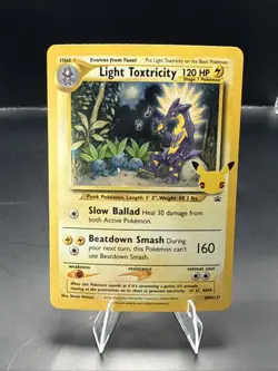 Pokemon TCG Light Toxtricity SWSH137 Celebrations Black Star Promo G - Image 2
