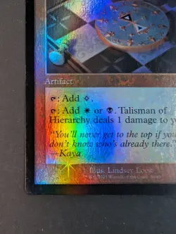 MTG - 1x Talisman of Hierarchy - Modern Horizons 2 - NM Retro Border Etched Foil - Image 3
