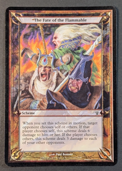 MTG - 1x The Fate of the Flammable Archenemy - Oversize - LP Magic the Gathering - Image 1