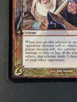 MTG - 1x The Fate of the Flammable Archenemy - Oversize - LP Magic the Gathering - Image 3