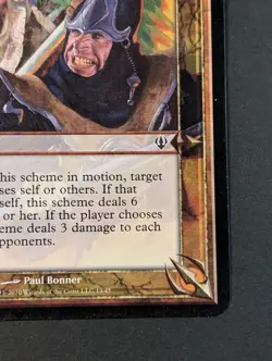 MTG - 1x The Fate of the Flammable Archenemy - Oversize - LP Magic the Gathering - Image 4