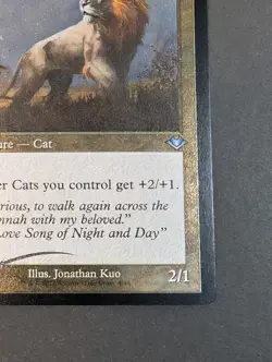 MTG - 1x King of the Pride - Modern Horizons - Retro Frame Etched Foil Promo NM - Image 4