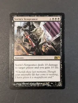MTG - 1x Sorin's Vengeance - Magic Core Set 2012 - Rare Magic The Gathering #111 - Image 2