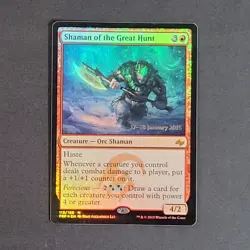 MTG - Shaman of the Great Hunt - Fate Reforged - Pre Release Foil Promo - NM/LP - Image 2