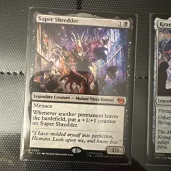 Super Shredder 0083 Krang Utrom warlord 0175 Trouble in Paris Mythic MTG TMNT - Image 2