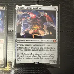 Super Shredder 0083 Krang Utrom warlord 0175 Trouble in Paris Mythic MTG TMNT - Image 3