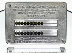 Magic: The Gathering 1995 The Duelist Enamel Life Counter - Green - Used - Image 3