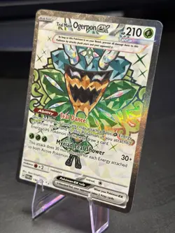 Teal Mask Ogerpon Ex SV TWM 190/167 Art Rare Pokemon - Image 2