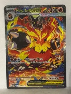 Mega Emboar ex 273/217 SIR Pokemon Ascended Heroes PACK FRESH NM/MINT Fast Ship - Image 1