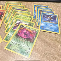 Pokemon TCG Team Rocket Lot - Dark Magneton, Alakazam, Weezing Holo - Image 5