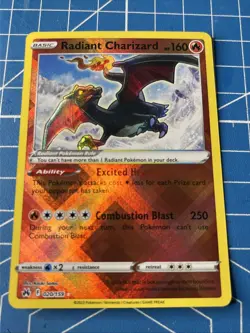 Pokemon TCG Radiant Charizard Crown Zenith 020/159 Near Mint #2 - Image 2