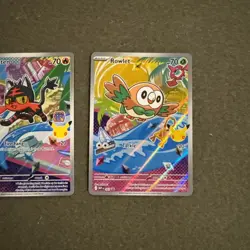 Rowlet, Litten, Popplio MEP 045, 044, 043 NM First Pokemon 30th Free Shipping - Image 4
